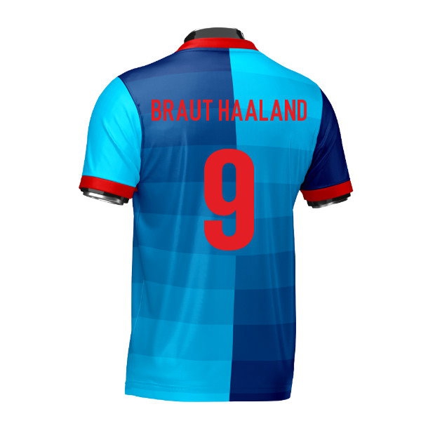 Norway Heritage Football Jersey (Wolvate) Adult Short Sleeve (Braut Haaland 9) — Shop Online