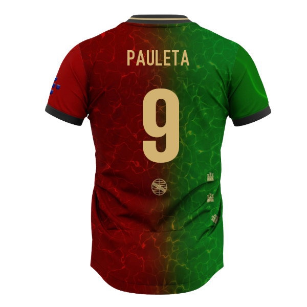 Portugal Lusitanos Home Supporter Jersey Adult Short Sleeve (Pauleta 9) — Buy Now