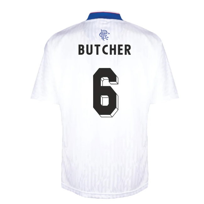 Rangers 1990 Away Retro Football Shirt (Butcher 6) — Buy Online