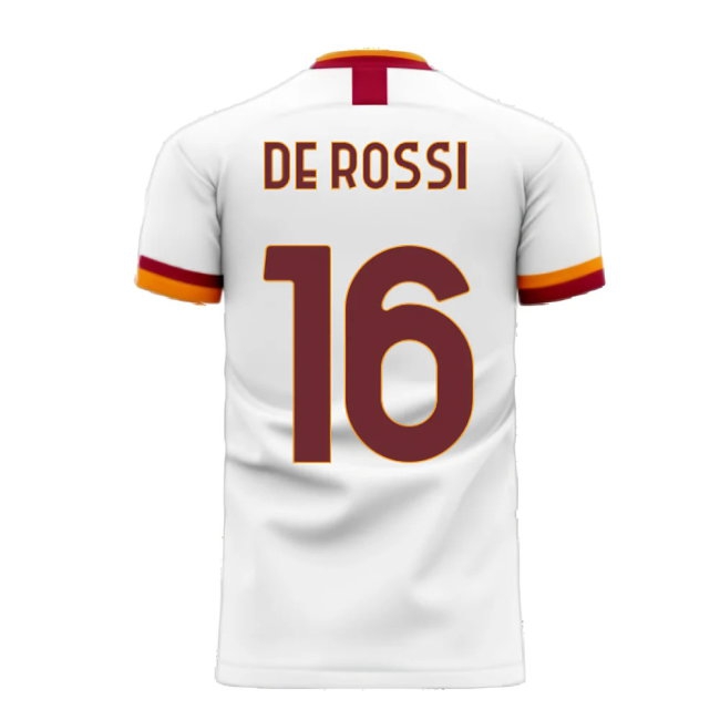Roma 2025-2026 Away Concept Football Kit (Libero) (DE ROSSI 16)