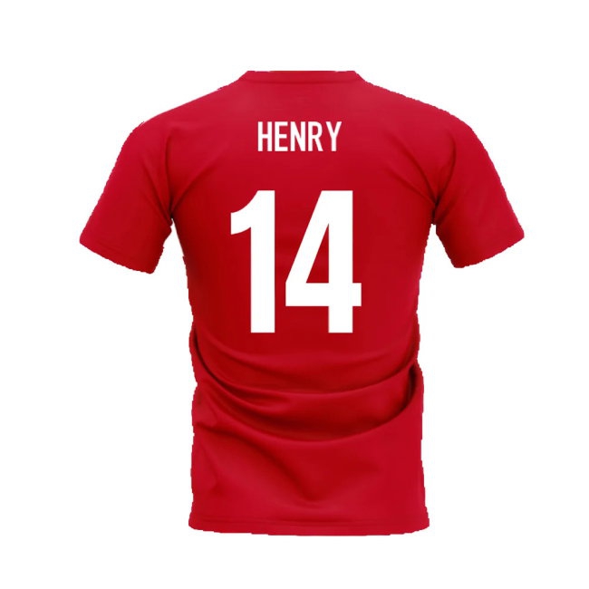 Thierry Henry Legend T-Shirt (Red) (Henry 14) — Buy Online
