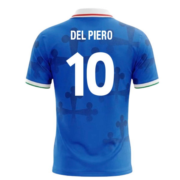 Italy World Cup 26 Football Shirt (Del Piero 10) — Buy Online