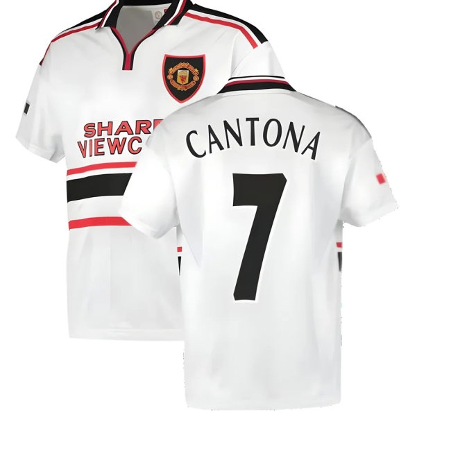 1999 Manchester United Away Football Shirt (CANTONA 7) — Buy Online