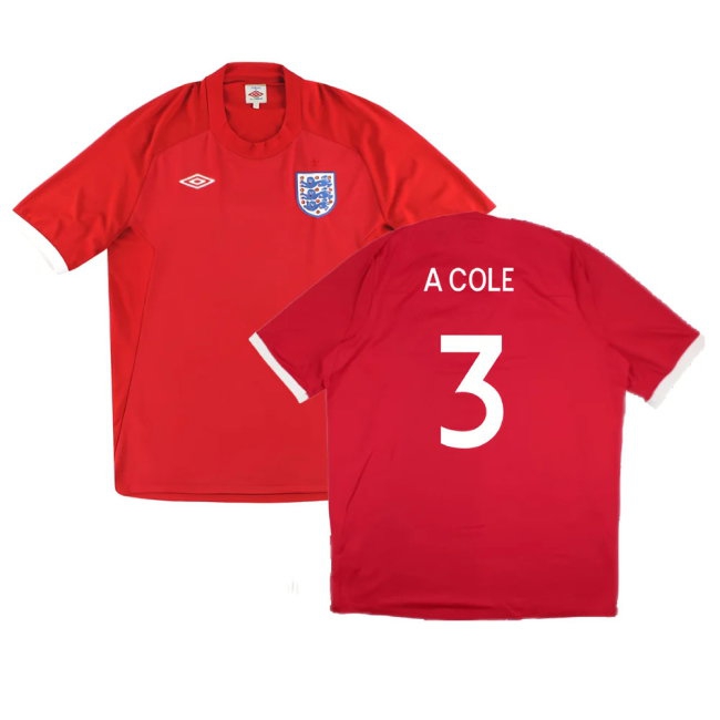 2010-2011 England Away Shirt (A COLE 3) — Buy Online