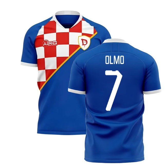 2025-2026 Dinamo Zagreb Home Concept Football Shirt (Olmo 7)