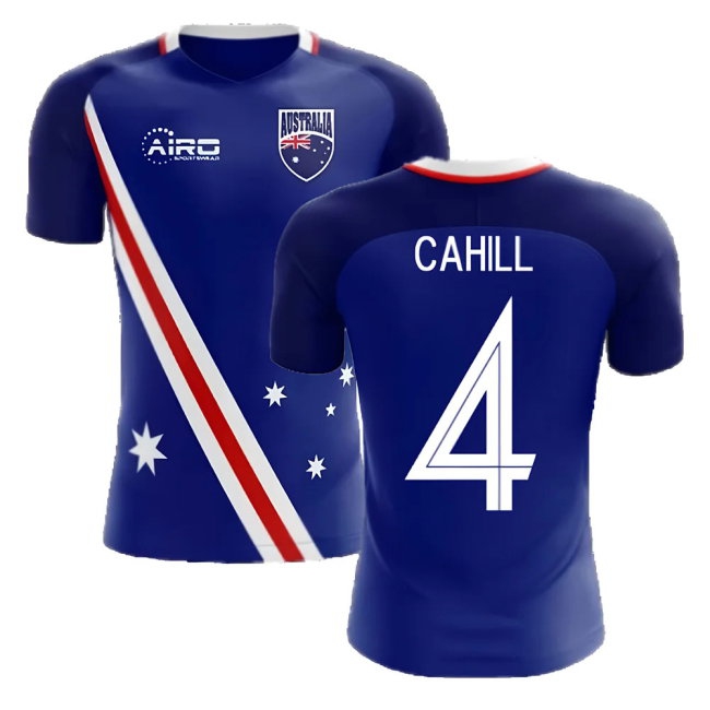2025-2026 Australia Flag Away Concept Football Shirt (Cahill 4) — Buy Online