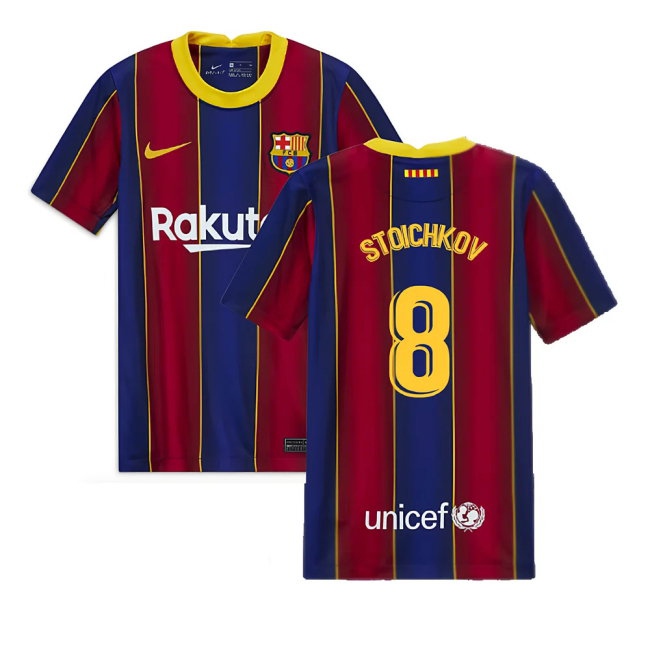 2020-2021 Barcelona Home Jersey (Kids) (STOICHKOV 8)