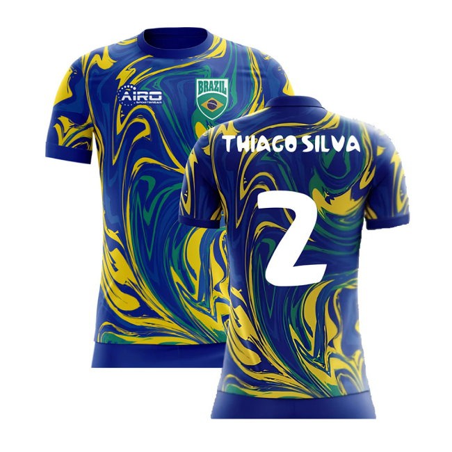 2025-2026 Brazil Away Concept Shirt (Thiago Silva 2) - Kids — Buy Now