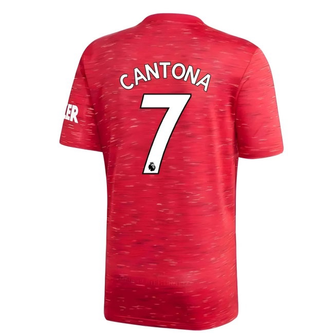2020-2021 Man Utd Home Football Shirt (Kids) (CANTONA 7) — Shop Online