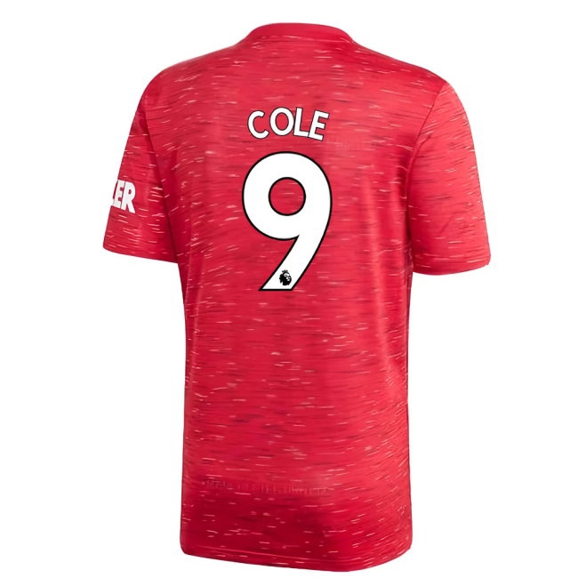 2020-2021 Man Utd Home Football Shirt (Kids) (COLE 9) — Shop Now