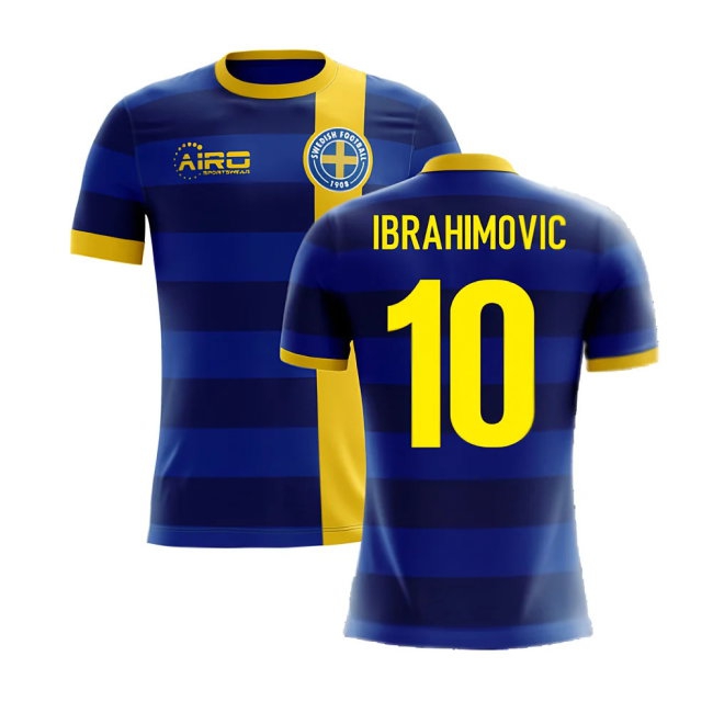 2025-2026 Sweden Airo Concept Away Shirt (Ibrahimovic 10)