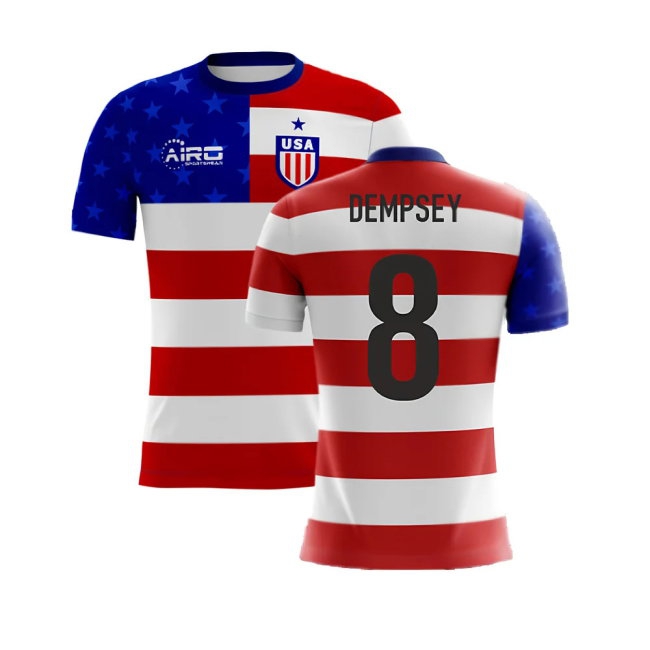 2025-2026 USA Airo Concept Home Shirt (Dempsey 8) - Kids