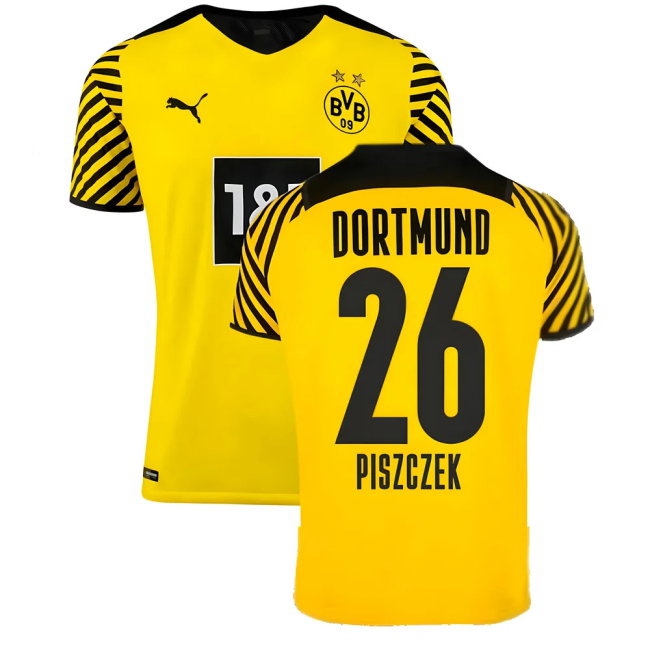 2021-2022 Borussia Dortmund Player Version Home Shirt (PISZCZEK 26) — Shop Now