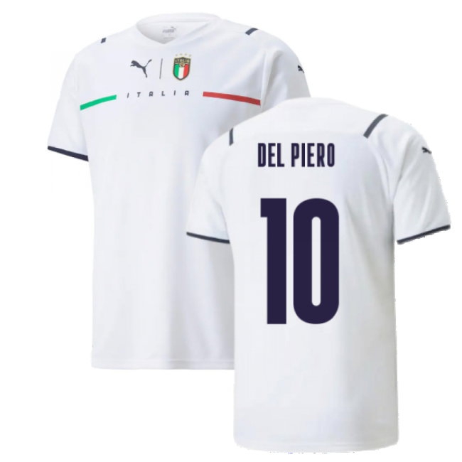 2021-2022 Italy Away Shirt (DEL PIERO 10) — Shop Online