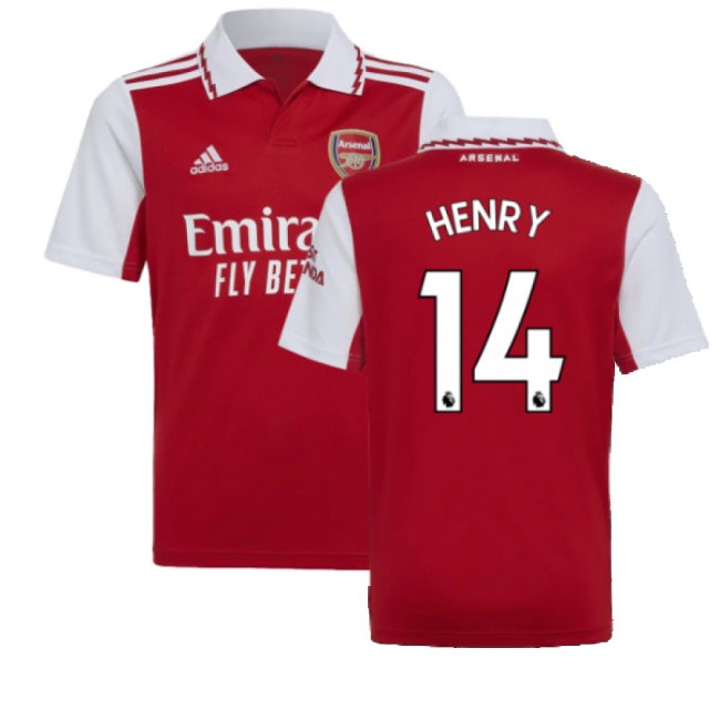 2022-2023 Arsenal Home Shirt (Kids) (HENRY 14) — Buy Now