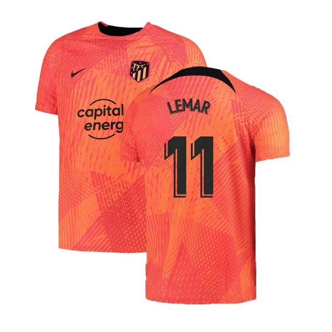 2022-2023 Atletico Madrid Pre-Match Training Shirt (Laser Crimson) (LEMAR 11) — Shop Online