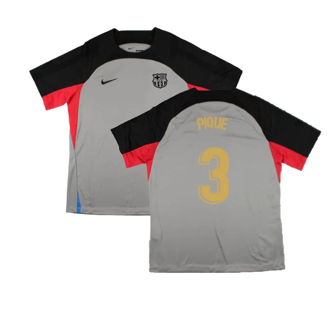 2022-2023 Barcelona CL Training Shirt (Grey) (PIQUE 3) — Shop Now