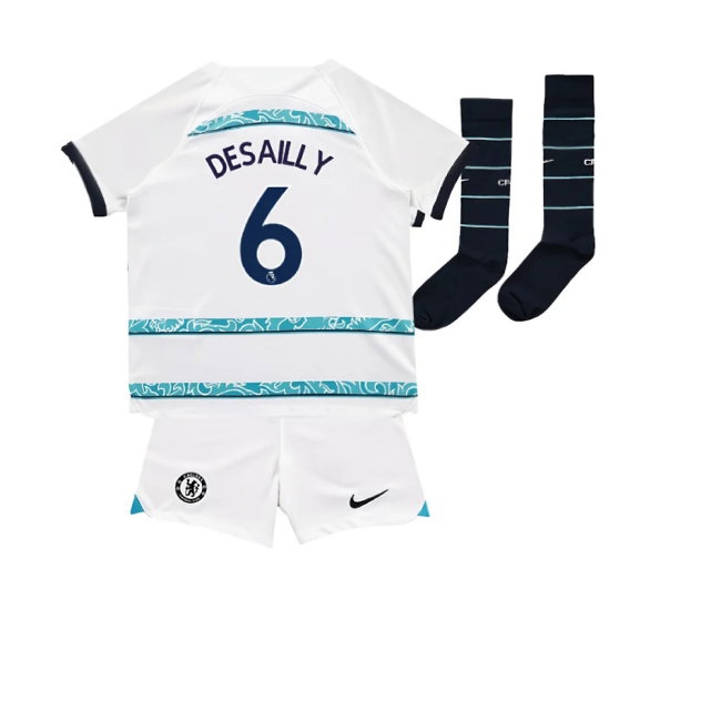 2022-2023 Chelsea Away Mini Kit (DESAILLY 6) — Shop Now