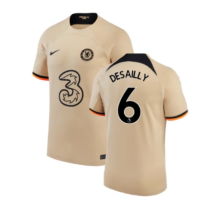 2022-2023 Chelsea Third Shirt (DESAILLY 6) — Shop Online