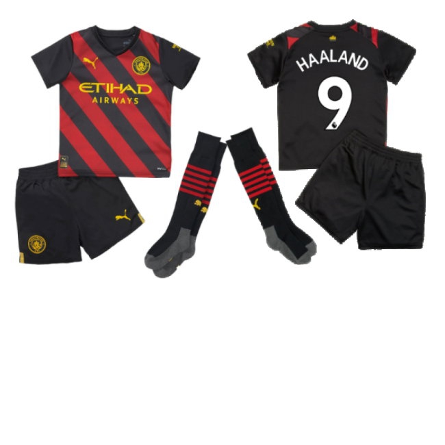 2022-2023 Man City Away Mini Kit (HAALAND 9) — Buy Online