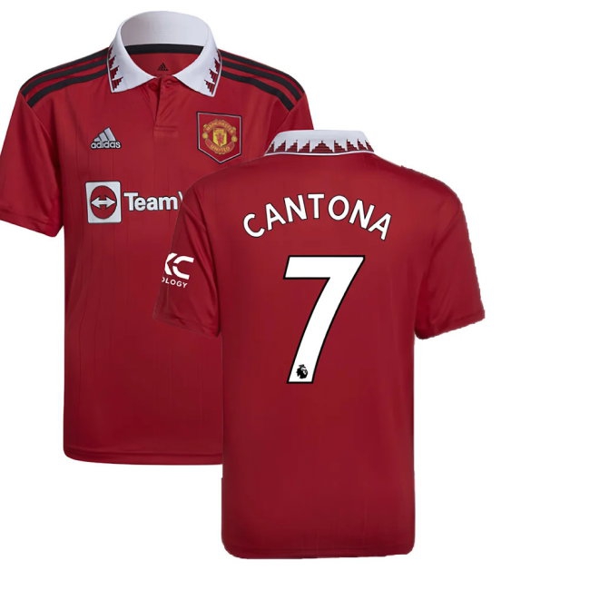 2022-2023 Man Utd Home Shirt (Kids) (CANTONA 7) — Shop Online