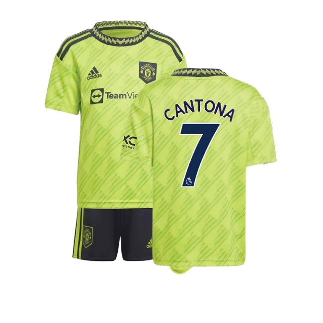 2022-2023 Man Utd Third Mini Kit (CANTONA 7) — Shop Online