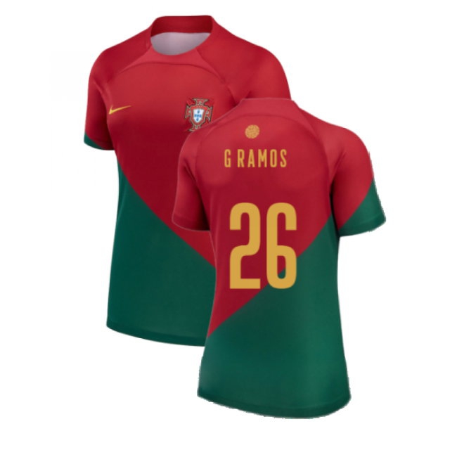 2022-2023 Portugal Home Shirt (Ladies) (G Ramos 26) — Shop Online