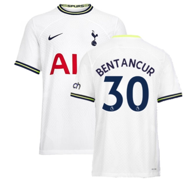 2022-2023 Tottenham Vapor Home Shirt (BENTANCUR 30)