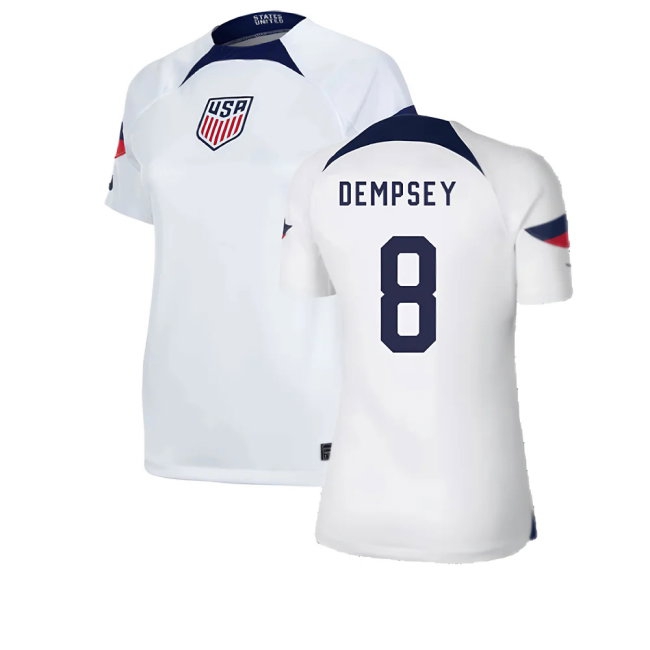 2022-2023 USA Home Shirt (Ladies) (DEMPSEY 8)