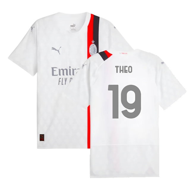2023-2024 AC Milan Away Player Version Shirt (Theo 19) — Buy Now