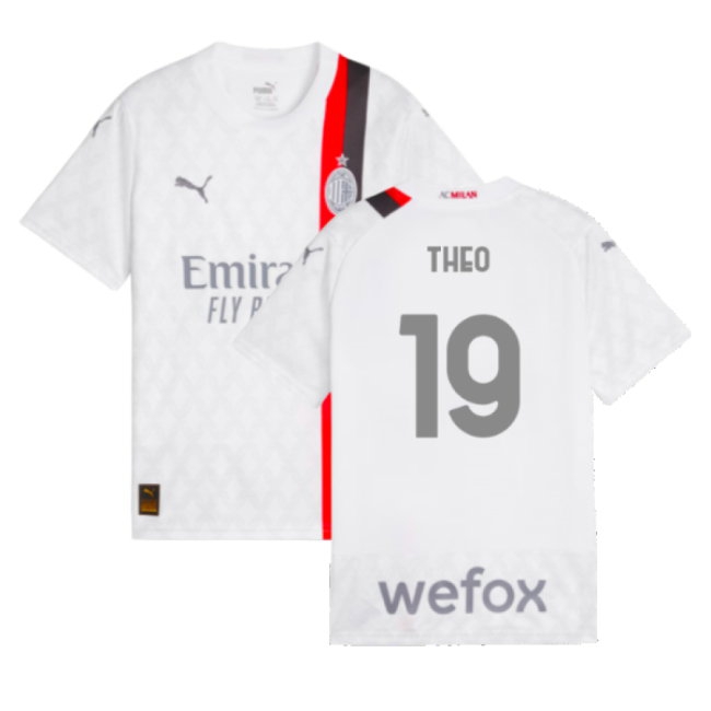 2023-2024 AC Milan Away Shirt (Kids) (Theo 19) — Shop Now