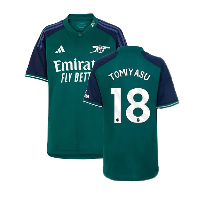 2023-2024 Arsenal Third Shirt (Kids) (Tomiyasu 18) — Buy Online