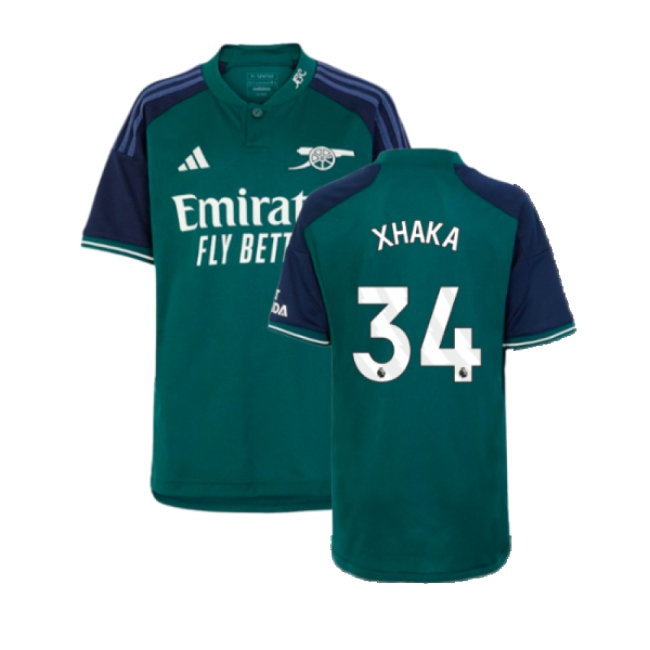 2023-2024 Arsenal Third Shirt (Kids) (Xhaka 34) — Shop Now