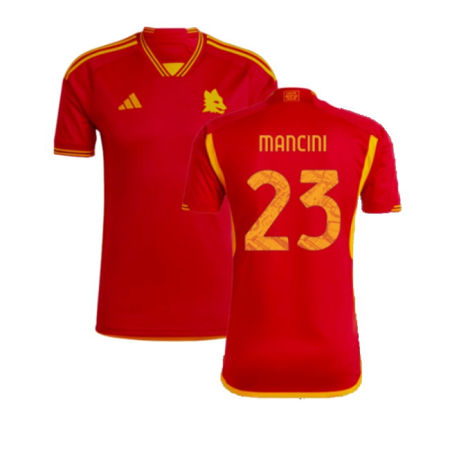 2023-2024 AS Roma Home Shirt (MANCINI 23) — Shop Now