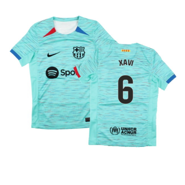 2023-2024 Barcelona Third Shirt (Kids) (Xavi 6)