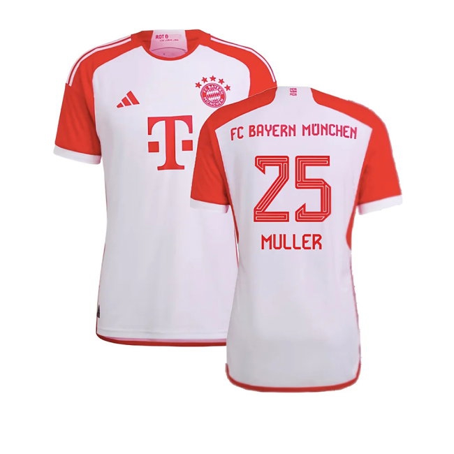 2023-2024 Bayern Munich Player Version Home Shirt (Muller 25) — Shop Online