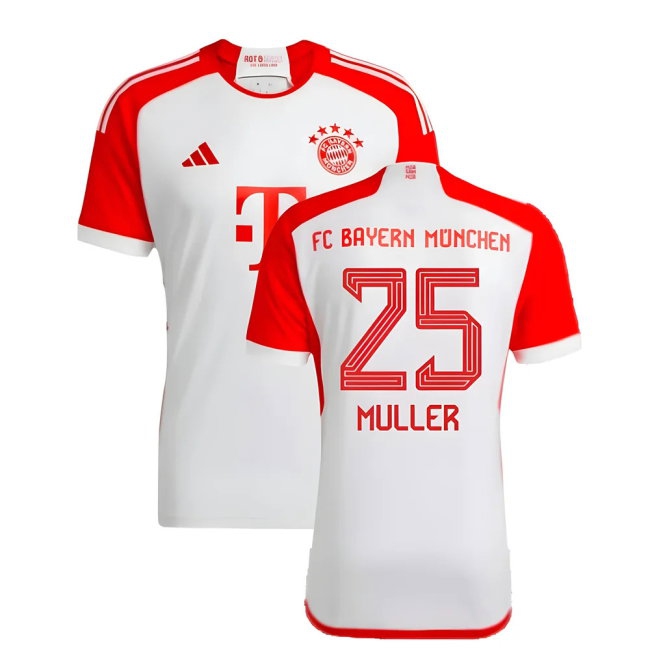 2023-2024 Bayern Munich Home Shirt (Muller 25) — Buy Online