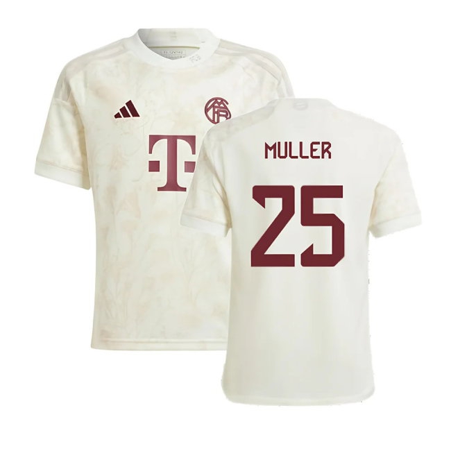 2023-2024 Bayern Munich Third Shirt (Kids) (Muller 25) — Buy Online