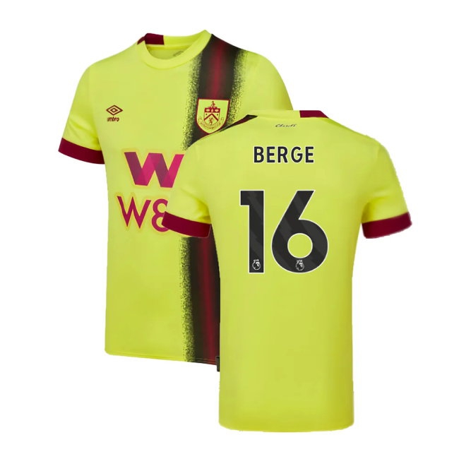 2023-2024 Burnley Away Shirt (Berge 16) — Shop Now