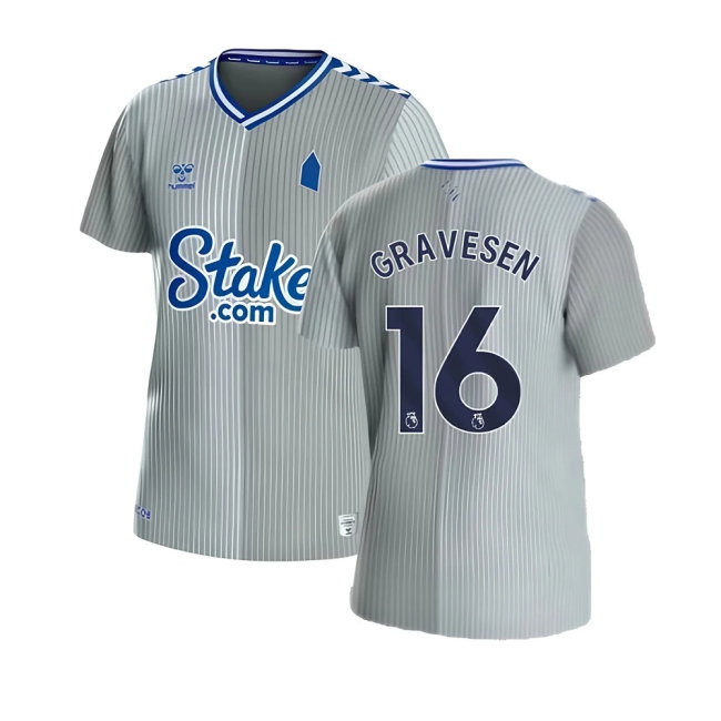 2023-2024 Everton Third Shirt (GRAVESEN 16) — Buy Online