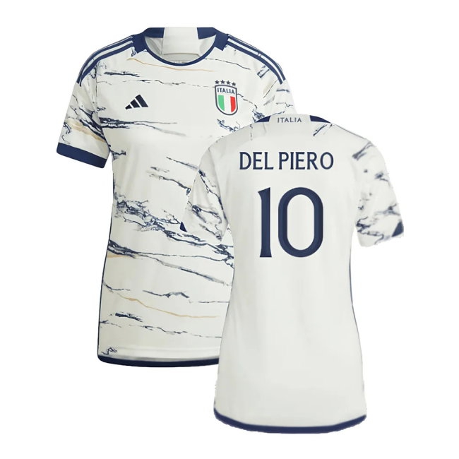 2023-2024 Italy Away Shirt (Ladies) (DEL PIERO 10) — Shop Now