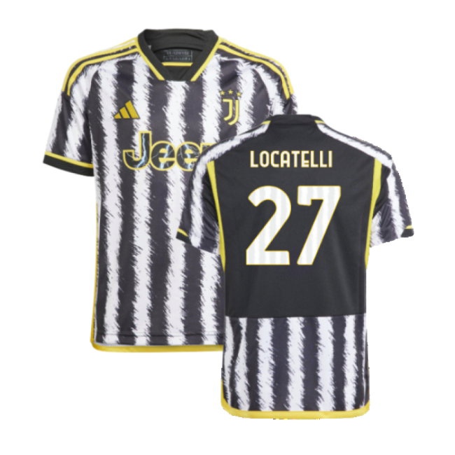 2023-2024 Juventus Home Shirt (Kids) (LOCATELLI 27) — Buy Online