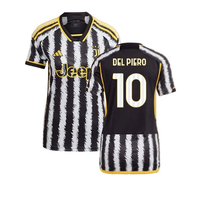 2023-2024 Juventus Home Shirt (Ladies) (DEL PIERO 10) — Shop Now