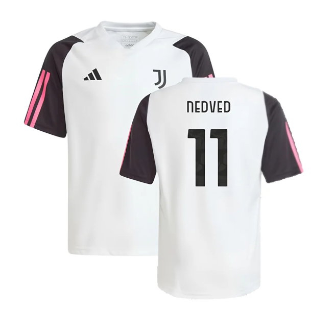 2023-2024 Juventus Training Shirt (White) - Kids (NEDVED 11) — Shop Online