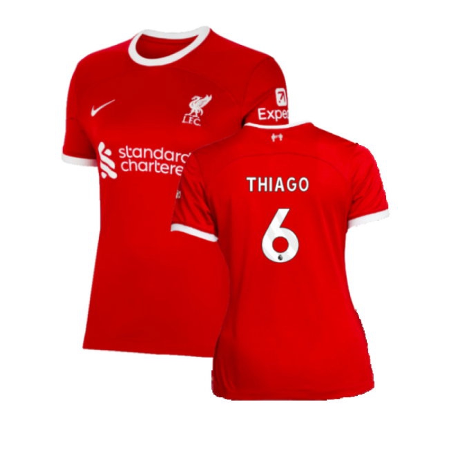 2023-2024 Liverpool Home Shirt (Ladies) (Thiago 6) — Buy Now