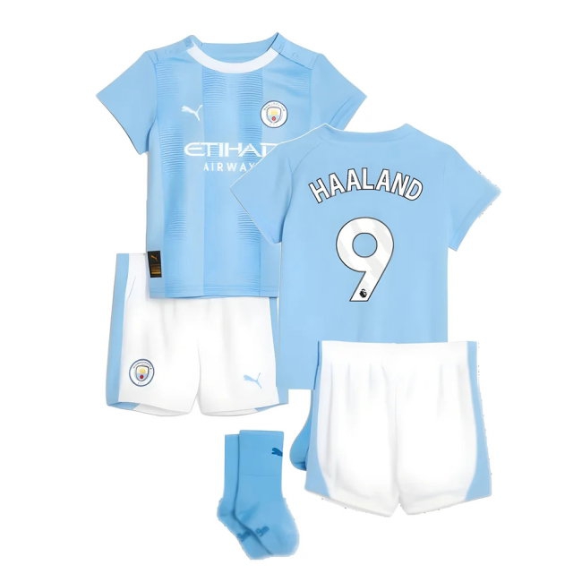 2023-2024 Man City Home Baby Kit (HAALAND 9) — Buy Online
