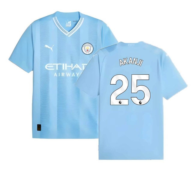 2023-2024 Man City Home Shirt (AKANJI 25) — Buy Online