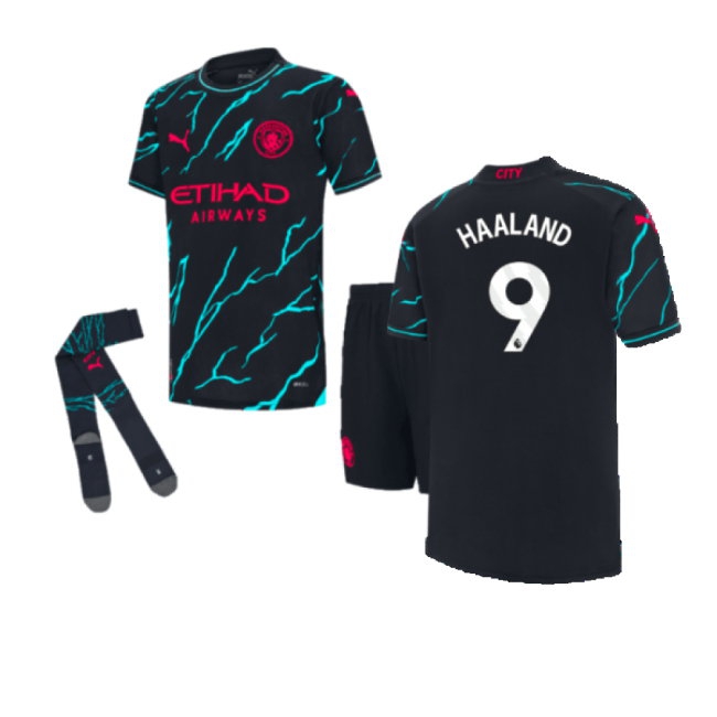 2023-2024 Man City Third Mini Kit (HAALAND 9) — Buy Now