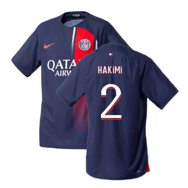 2023-2024 PSG Home Match match-style Shirt (Hakimi 2)