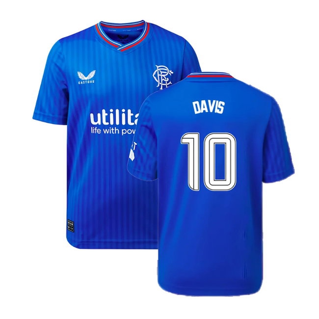 2023-2024 Rangers Home Shirt (Kids) (Davis 10) — Buy Online